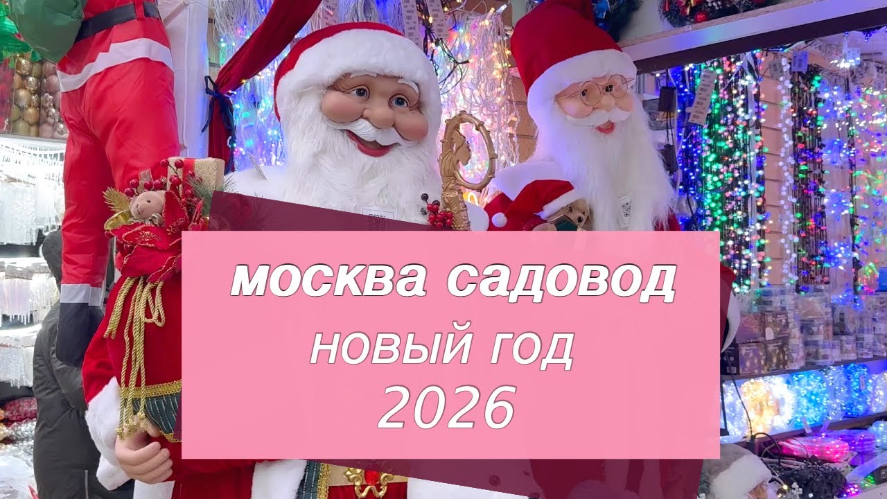Рынок Садовод Новый Год 2026