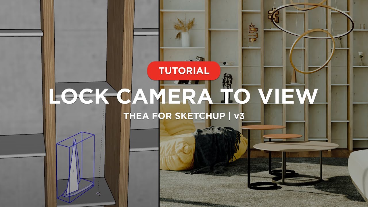 Thea for SketchUp v3 - Lock Camera to View