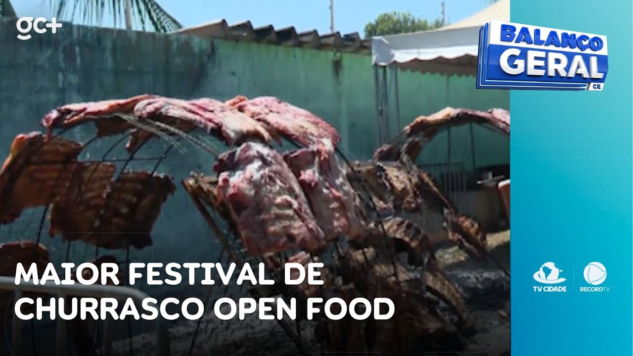 Acontece hoje em Fortaleza o maior festival de churrasco open food do Nordeste | Balanço Geral CE