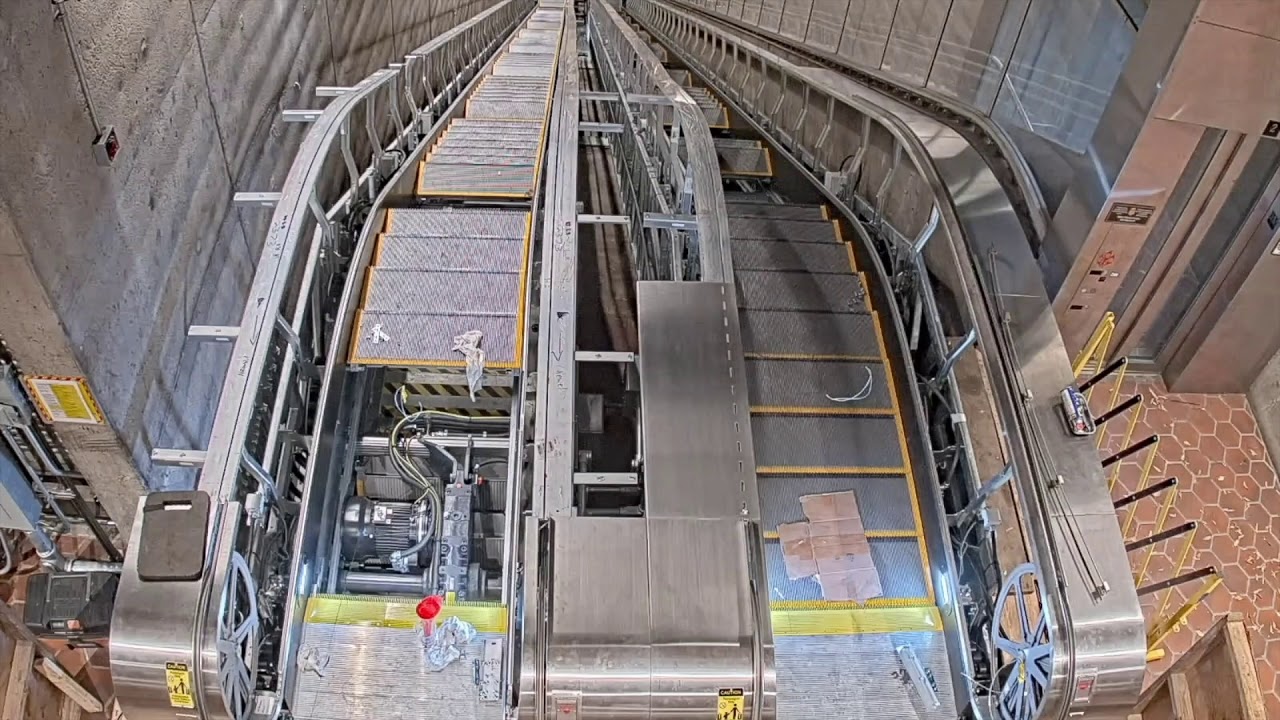 Huntington Escalator Replacement Timelapse
