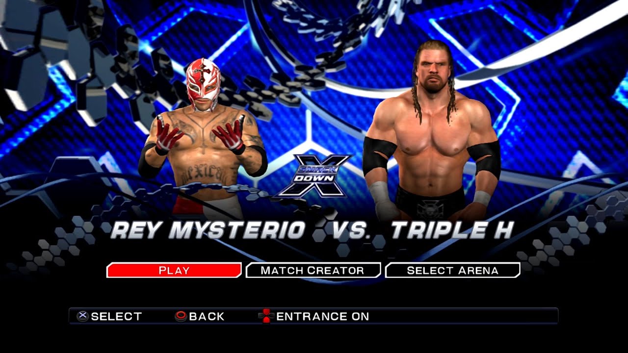WWE SmackDown VS Raw 2011 PS3 - Рей Мистерио против Трипл Эйча [2K][mClassic]