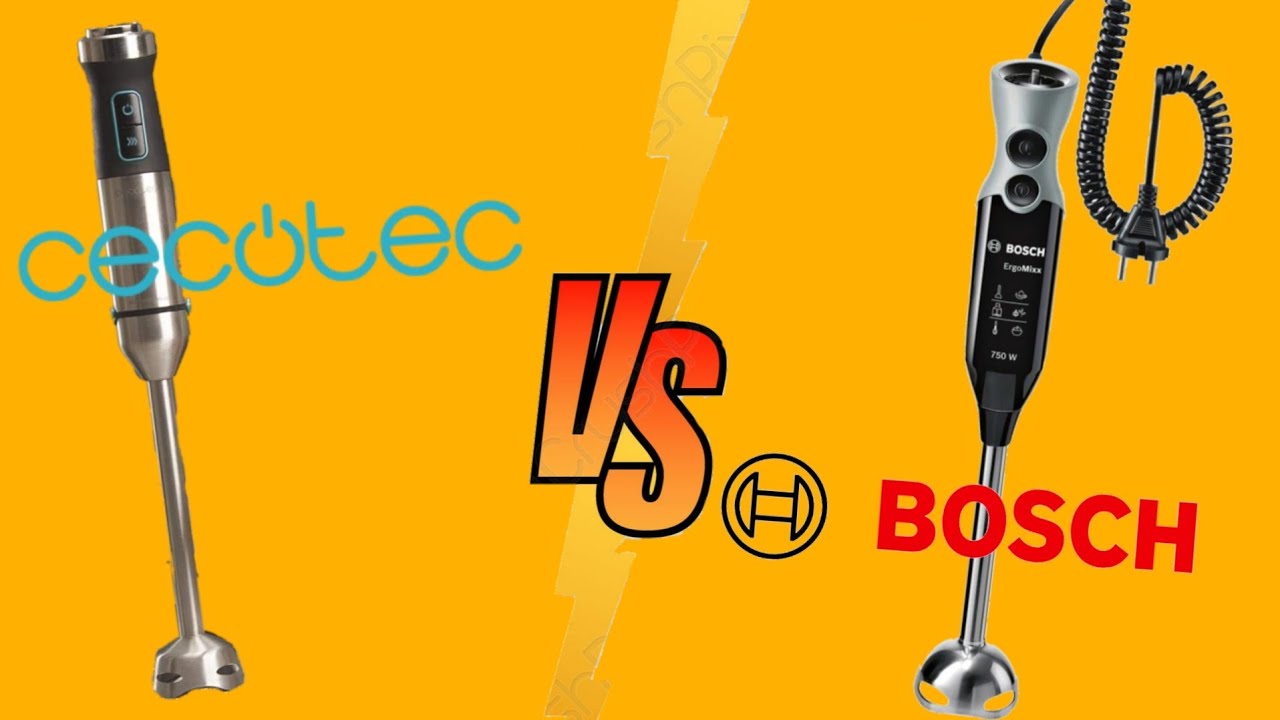 PERCHÉ UN BOSH COSTA DI PIÙ?! Ve lo spiego! - Frullatore immersione (Cecotec VS BOSH) 🇪🇸 🇩🇪