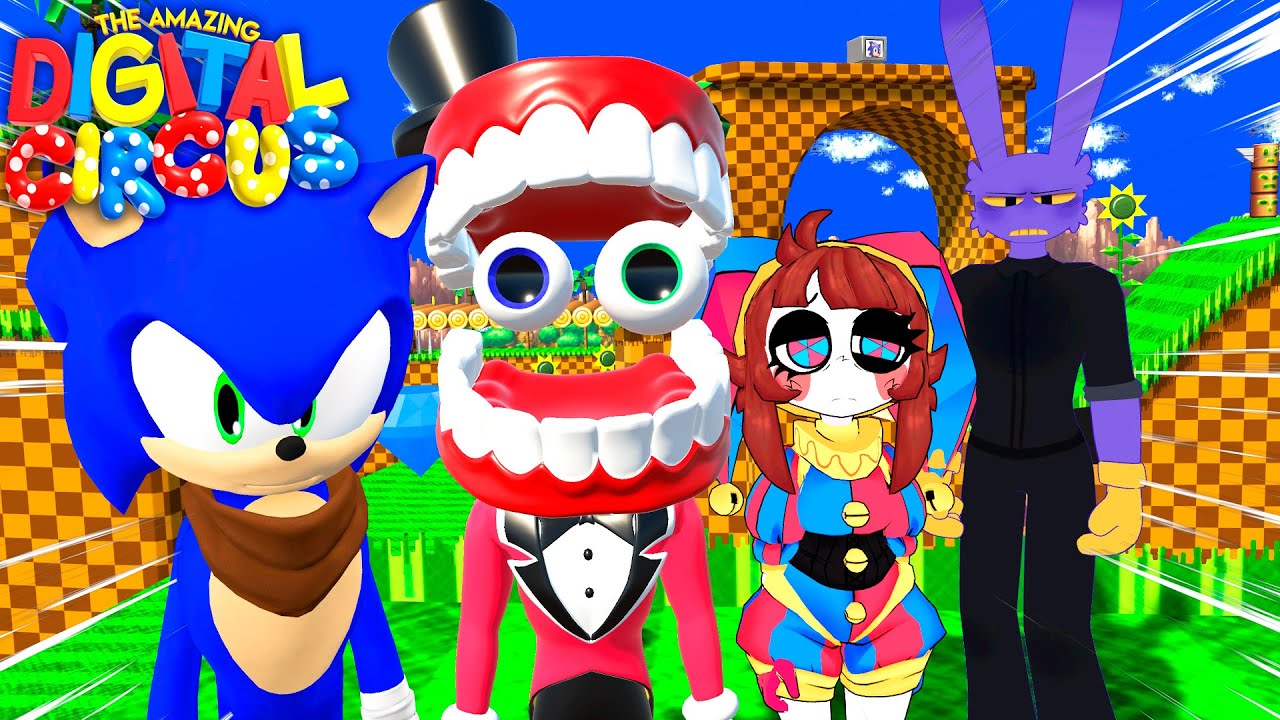 &iexcl;ATRAPADOS EN GREEN HILL CON SONIC! 💀 | The Amazing Digital Circus VR