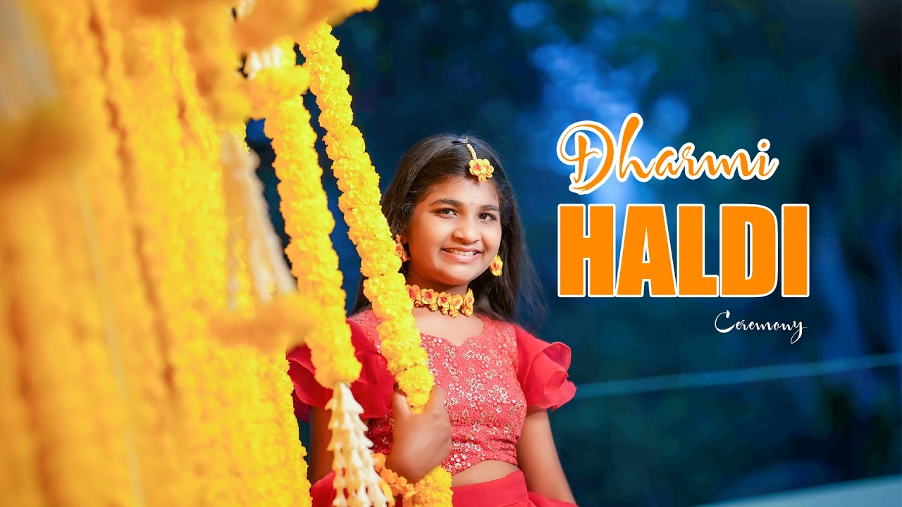 Dharmi Half Saree Haldi Ceremony || Venkat Photography