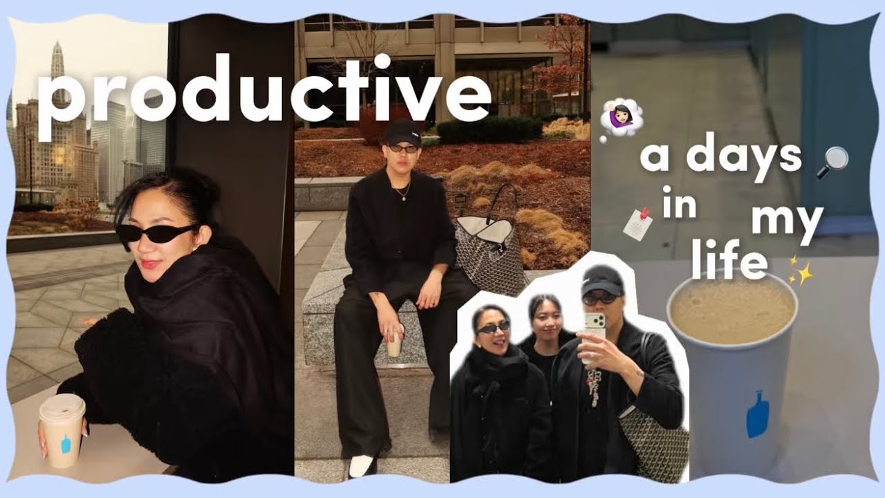 Our last day in chicago — late lunch & blue bottle cafè afternoon ☕️ ✨