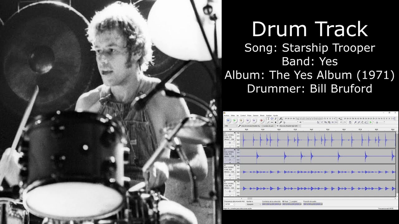 Starship Trooper (Yes) • Drum Track