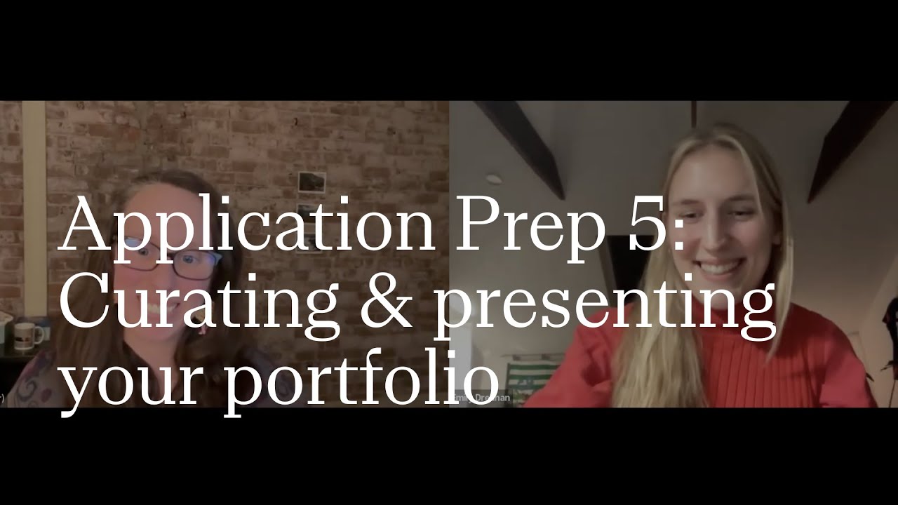 Application Prep 5: Curating & presenting your portfolio | RISD Undergraduate Admissions | 2025-2026