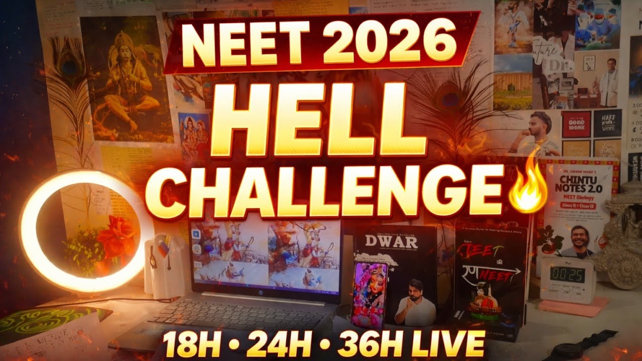✍️ DAY 10🔥PART 01|75DAYS HELL CHALLENGE NEET 2026 || 16+ watch ♥STUDY 📖 DAILY