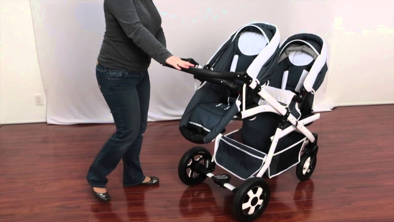 Euro-Baby Onyx Tandem double stroller