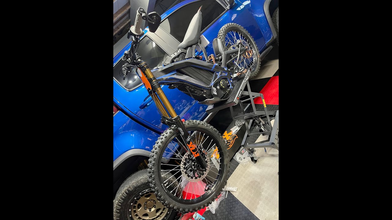 Best Suspension for your Sur Ron : FOX 40 install