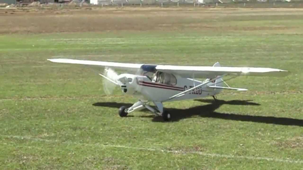 Test Flight of my 1/3 scale Balsa USA Piper Supercub