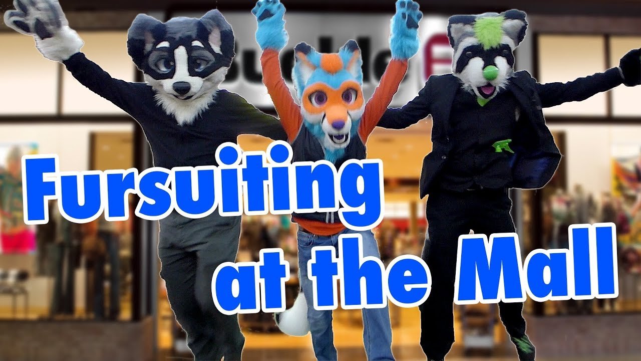 Fursuiting at the Mall (ft. Balto Husky & Buddy The Raccoon)