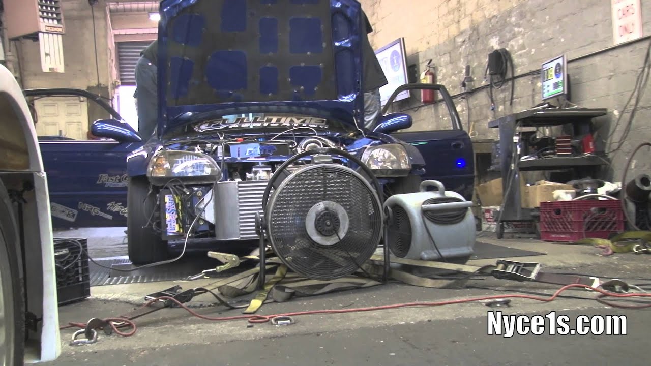 Nyce1s - Fast Guy's SFWD Turbo Civic Dyno Session @ CLM Motorsports!!