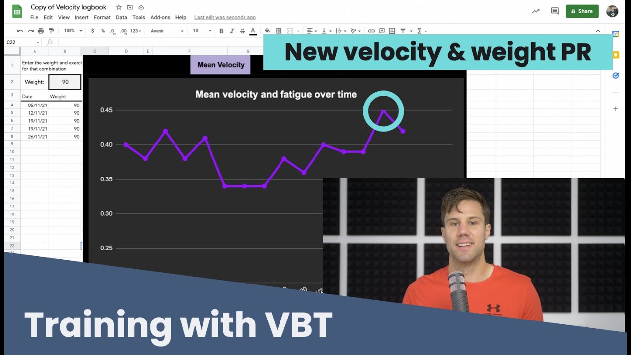 Use Velocity based training to track progress in the gym