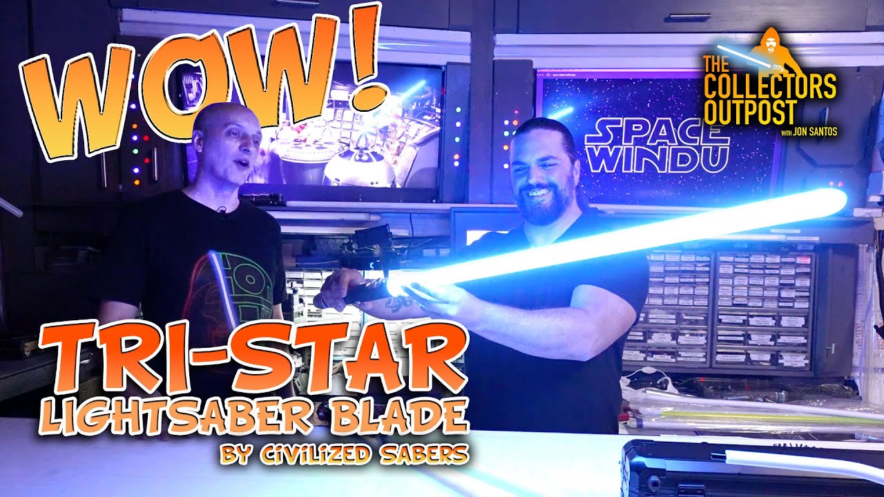Tri-Star Blade! The BEST & BRIGHTEST Lightsaber blade by Civilized Sabers