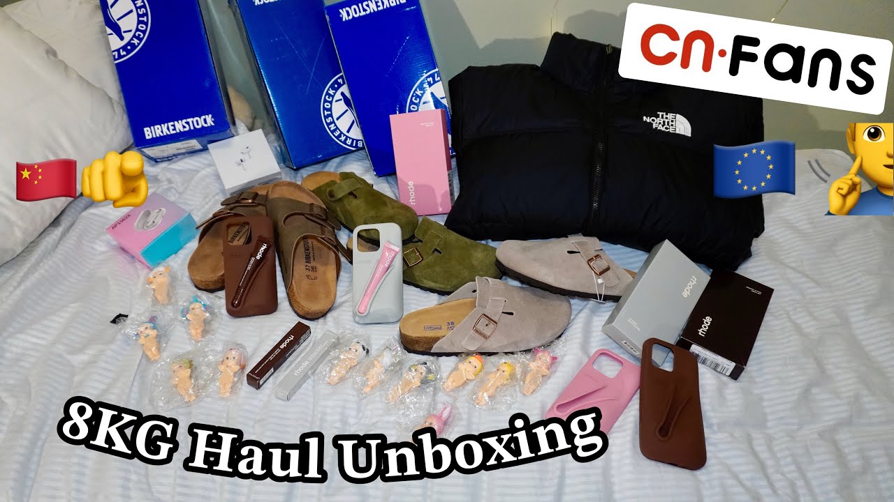 Unboxing 8KG Haul From CNFans - DHL
