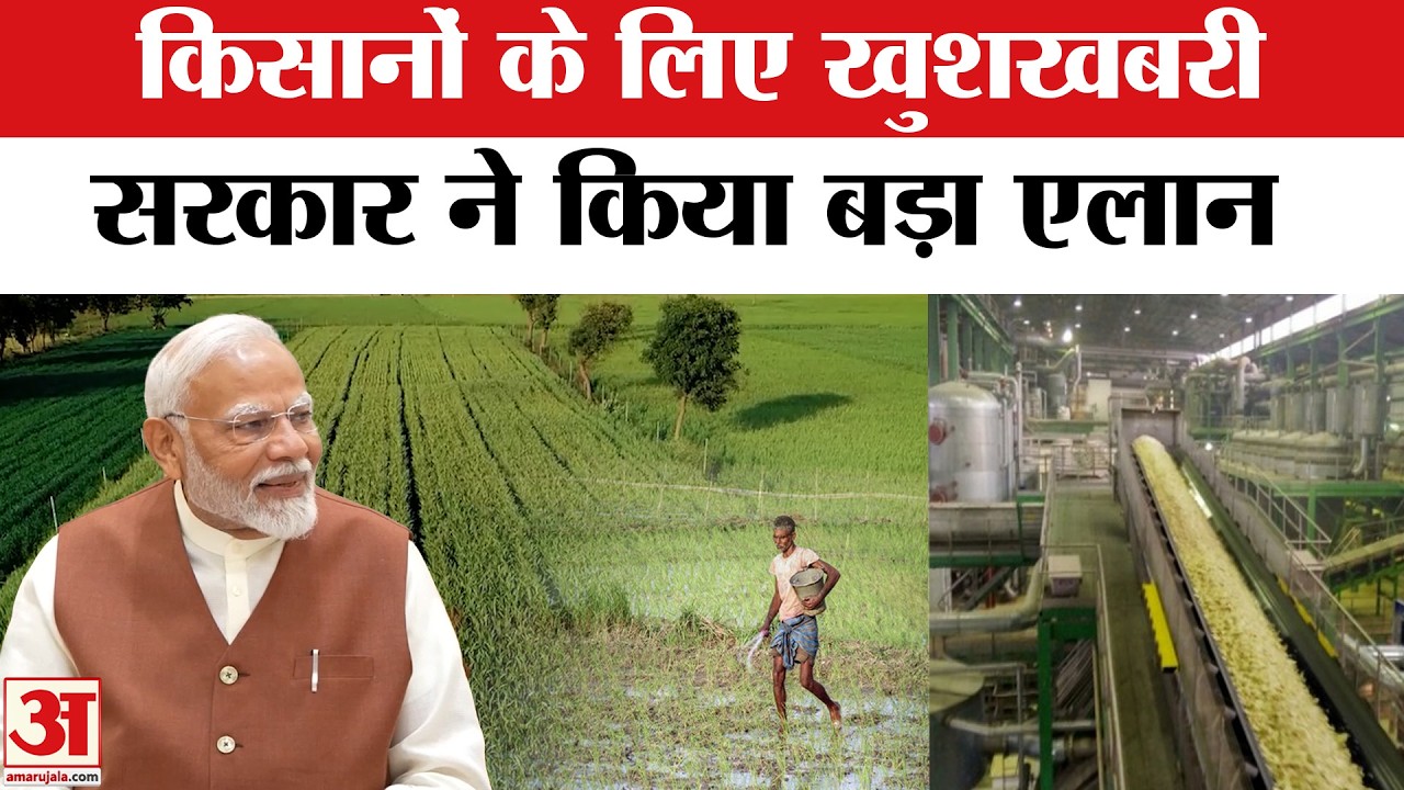किसानों को सरकार ने दिया बड़ा तोहफा, गेहूं-चीनी कर सकेंगे एक्सपोर्ट | Modi Government | Amar Ujala