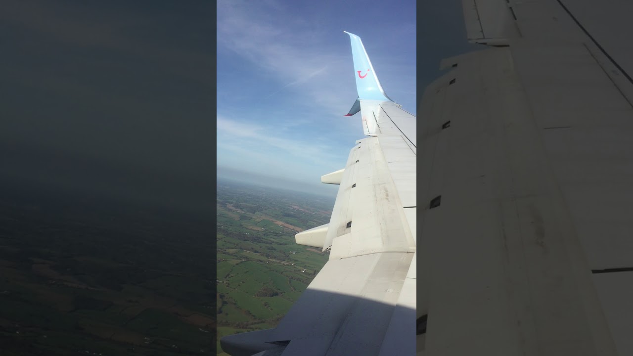 Mahon to Exeter Landing TUI G-TAWD Boeing 737-800 October 2017