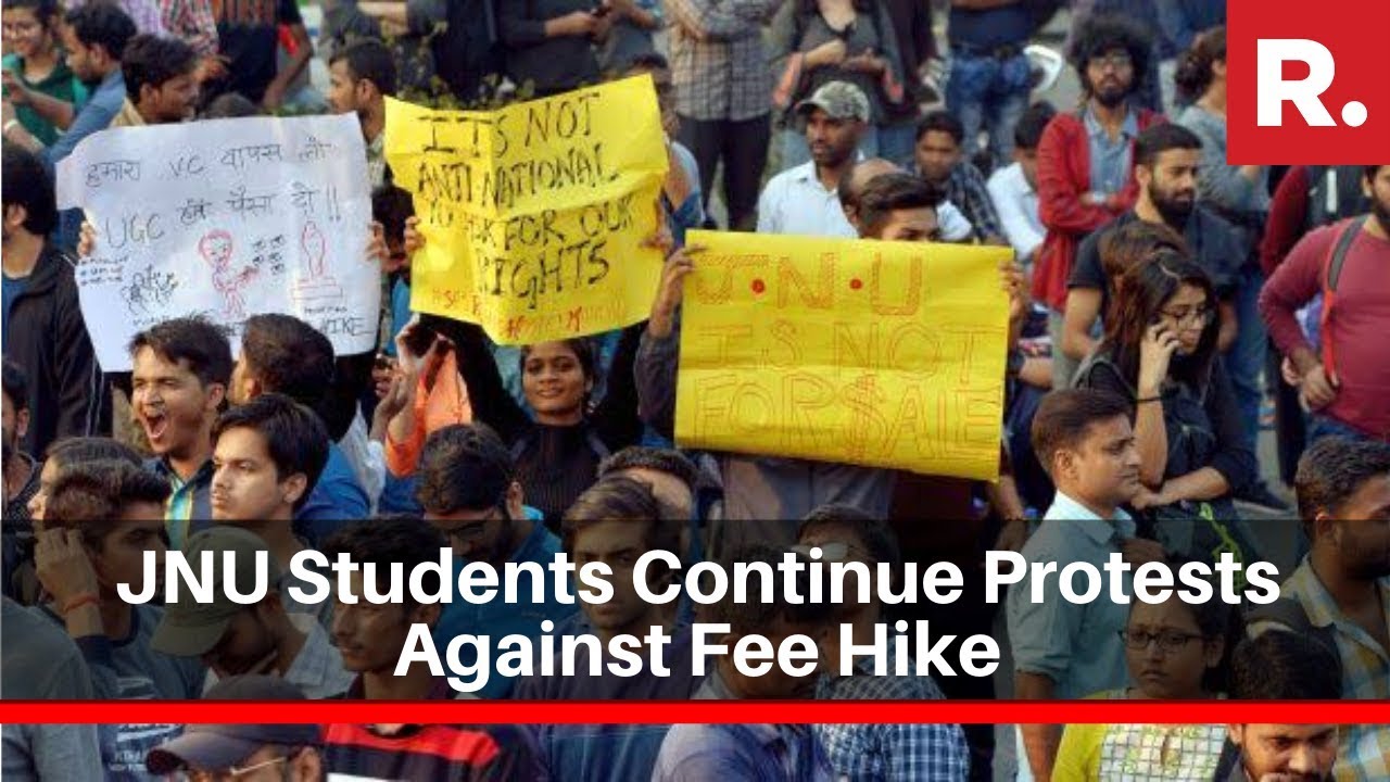 JNU Students Continue Protests Against Fee Hike, Disrupt Registration Process