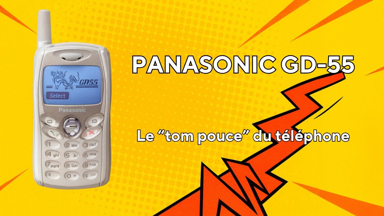 Panasonic GD-55, G50 & G51 : les mini-téléphones des années 2000
