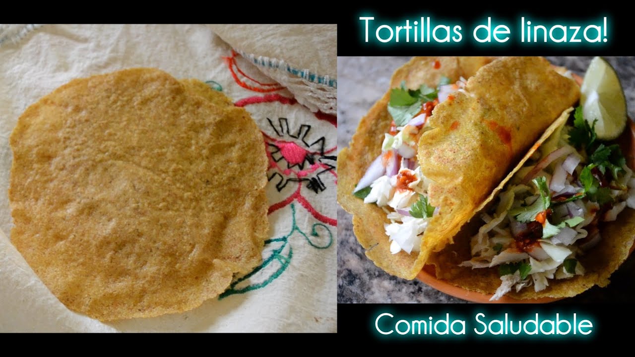Tortillas de Linaza! Receta Saludable