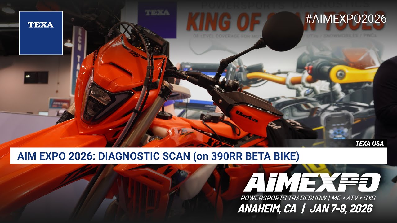 AIMEXPO 2026: 390RR Beta Bike (Diagnostic Scan Live)