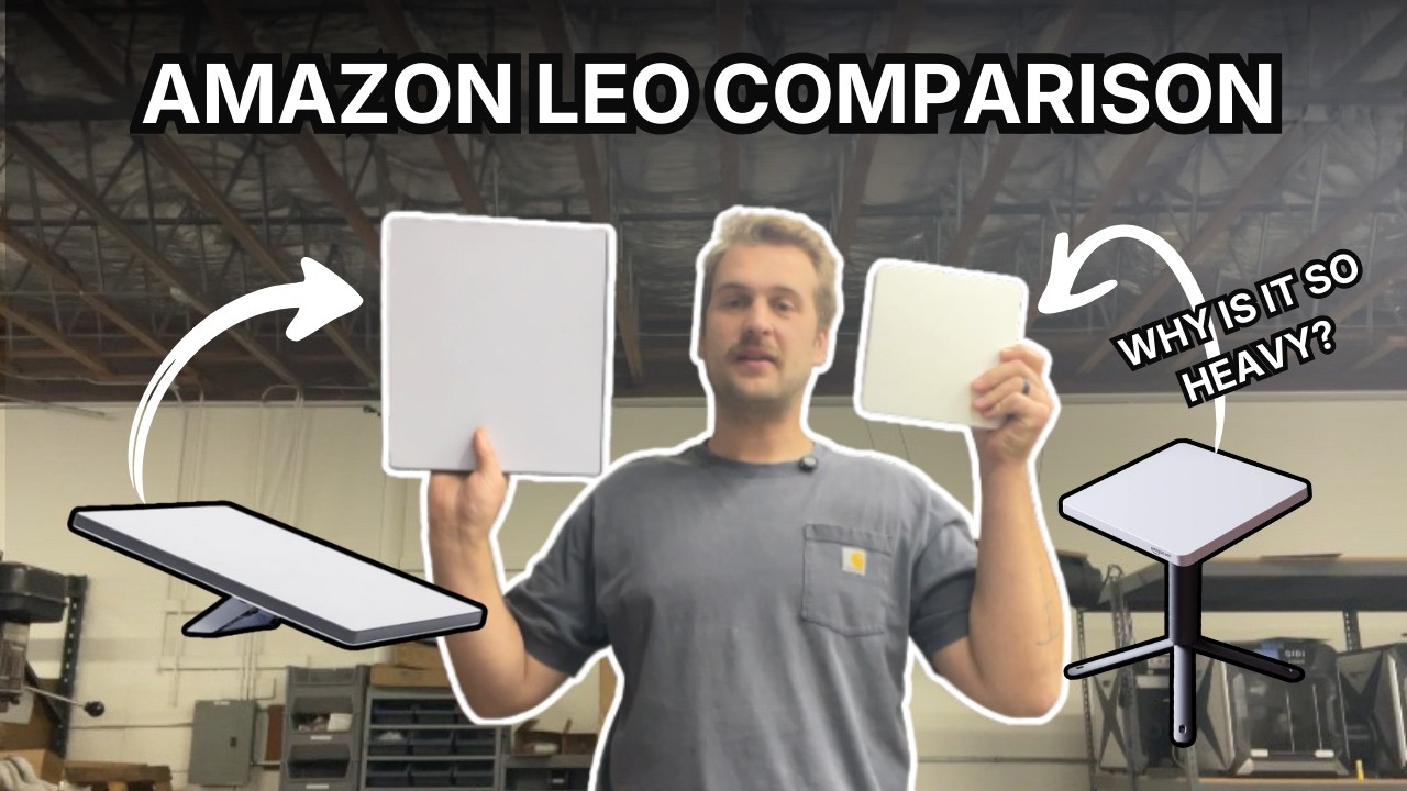 Amazon Leo vs Starlink Real Life Testing (Size, Speed, Power & What We Actually Know)