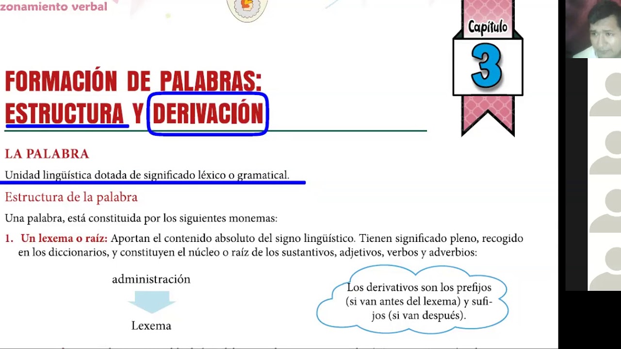 5to primaria formación de palabras