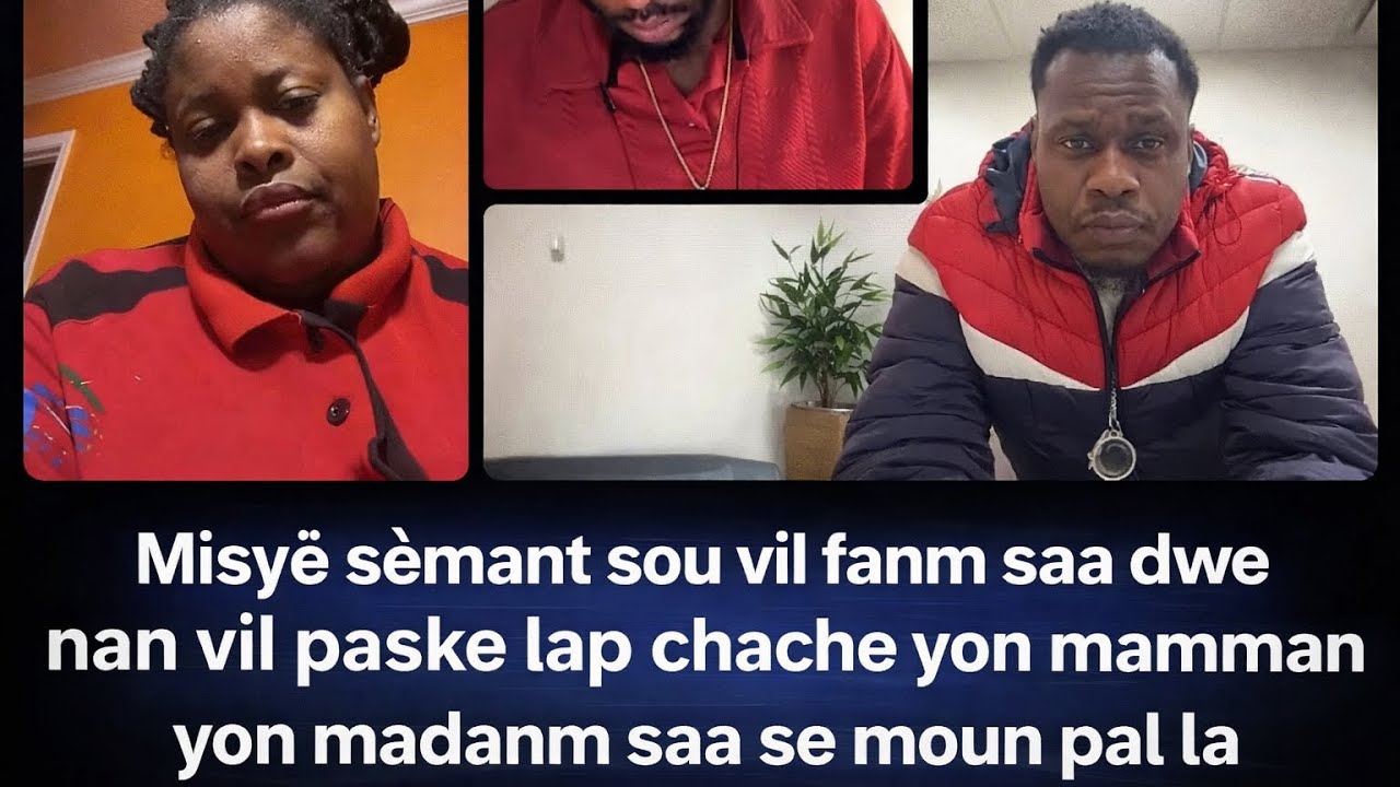 Misye sèmante sou vil fanm saa dwe nan vil paske lap chache yon manman yon madanm saa se moun pal la