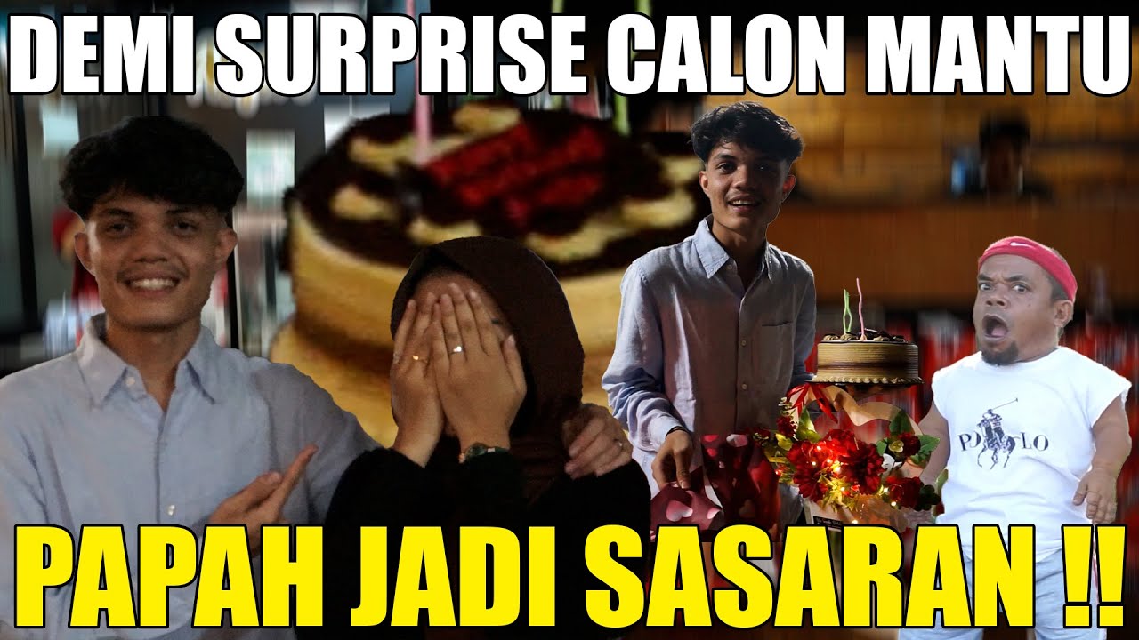 NIAT SURPRISE ULANG TAHUN ASYA, EHH DIA MALAH KABUR !!