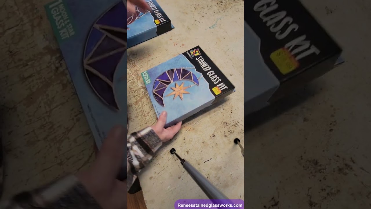 Beginner Stained Glass Project using Hobby Lobby Kit Part 1
