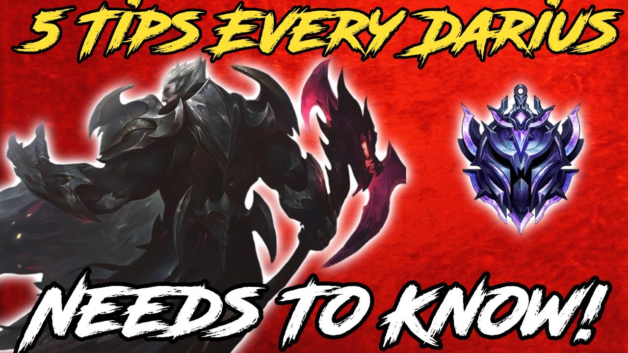 5 Tips Every Darius Player NEEDS To Know! League of Legends Darius Guide New