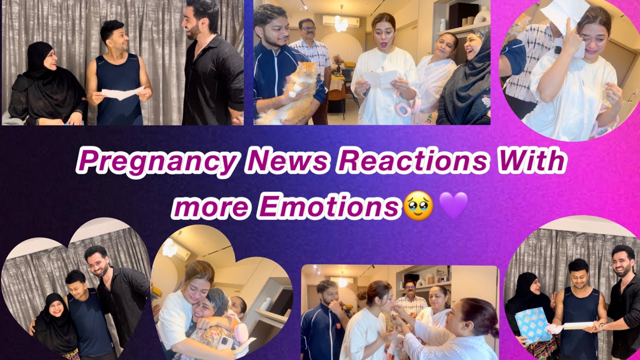 Finally Awez Bhaijaan, Nagma & Family’s reaction❤️🥹| #surprise #pregnancy #family #familyvlog #vlog 