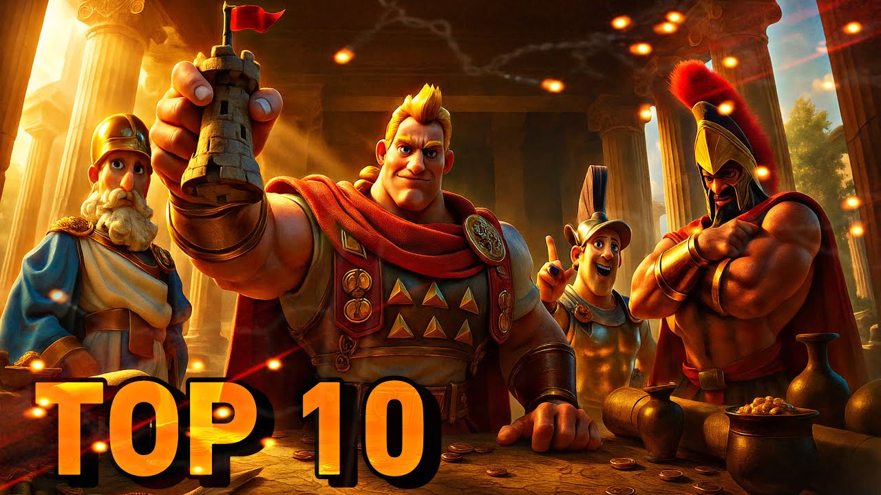 Официально 10 сильнейших игроков в игре | Rise of kingdoms