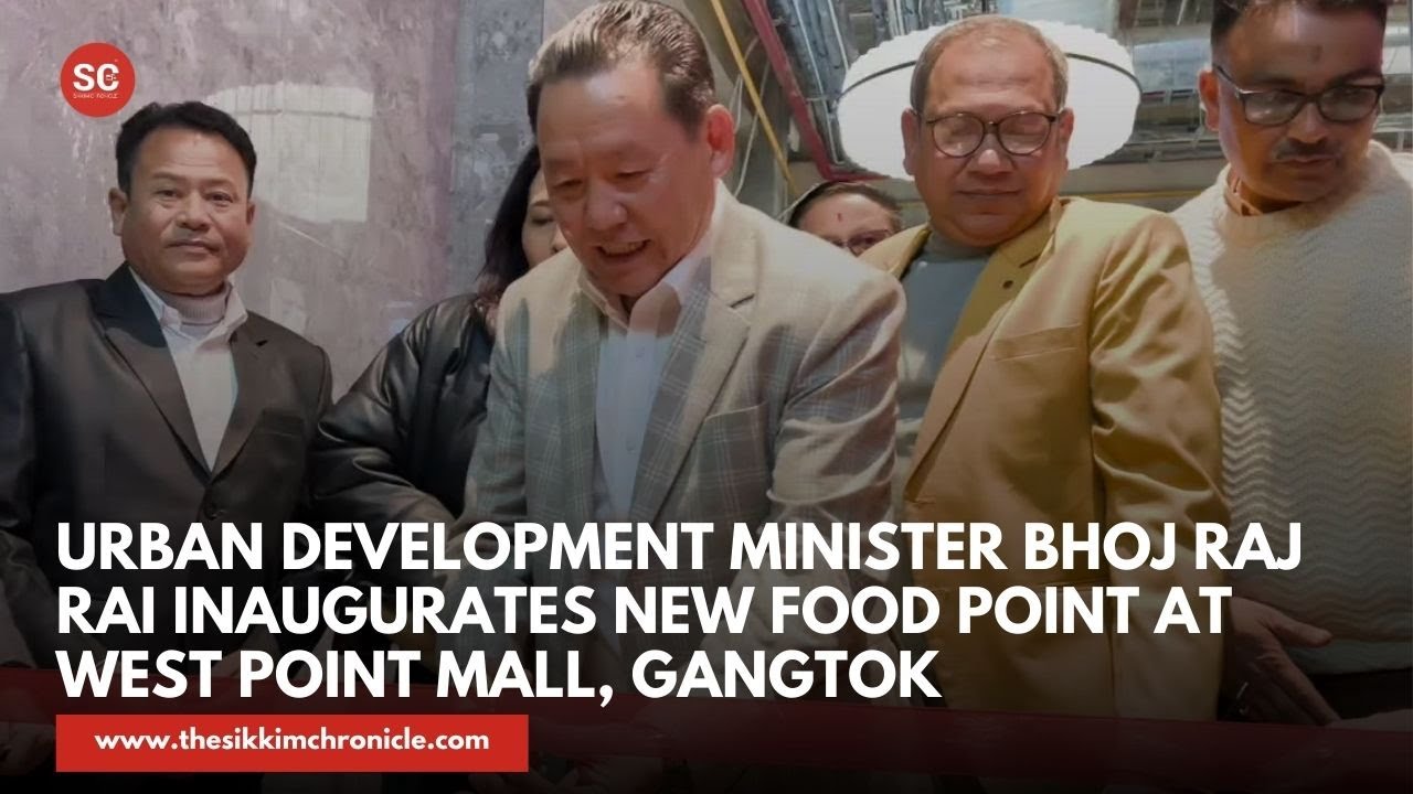 Urban Development Minister Bhoj Raj Rai Inaugurates New Food Point at West Point Mall, Gangtok