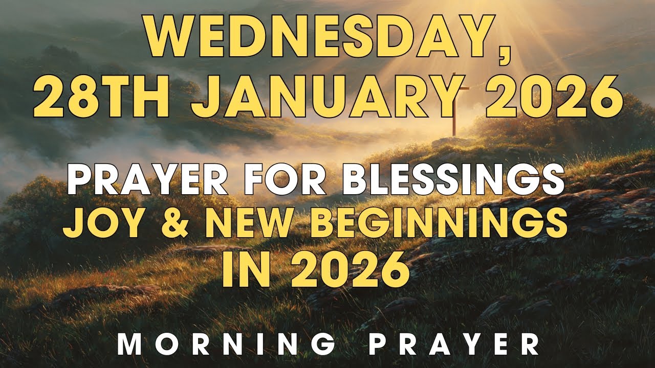 Wednesday, 28 JANUARY 2026 | Prayer For Blessings, Joy & New Beginnings In 2026 | Morning Prayer