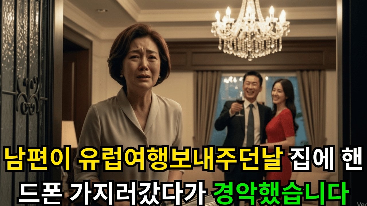 남편이 유럽여행보내주던 날, 핸드폰 가지러 집에갔다가... 남편 남은인생 파멸시켜버렸습니다. - 사연이 머무는 극장..