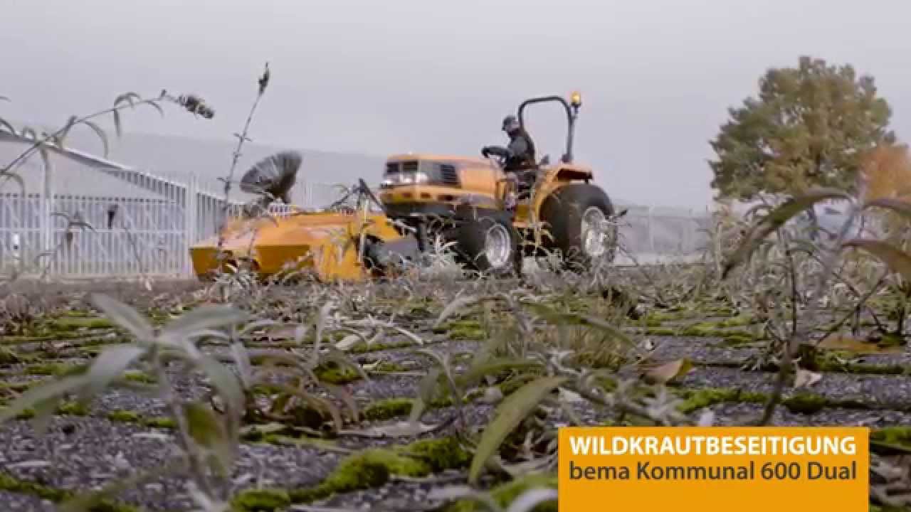 bema Kommunal 600 Dual mit Wildkrautbürste (bema GmbH Maschinenfabrik)