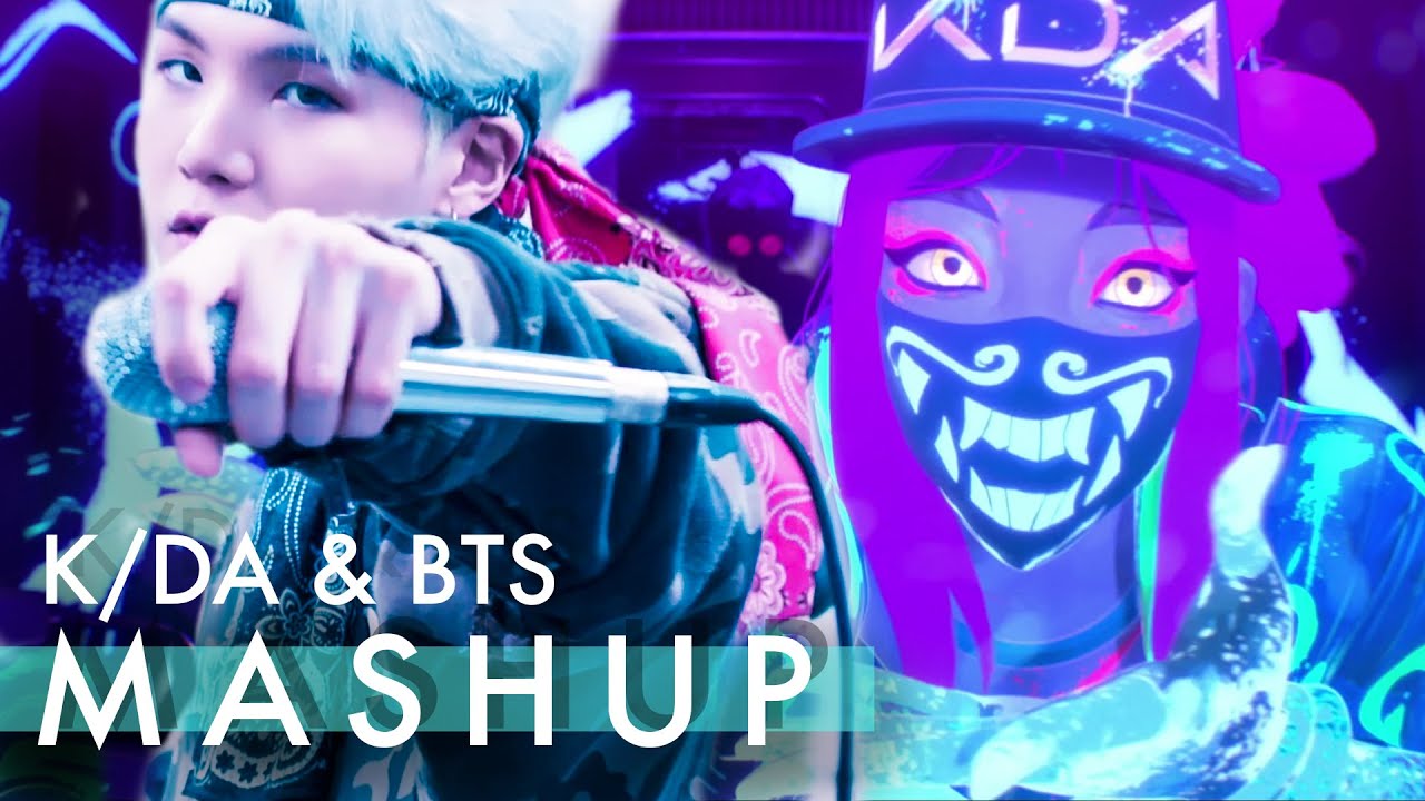 K/DA x BTS - ПОП/ЗВЁЗДЫ & Mic Drop (ft. (G)-I-DLE, Madison Beer,Jaira Burns & Steve Aoki) MashUp