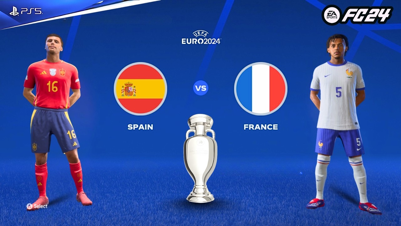 FC 24 | SPAIN vs FRANCE | Euro 2024 Highlights | Kolo Muani Hat-Trick Stuns Spain! (2-5) #fc24