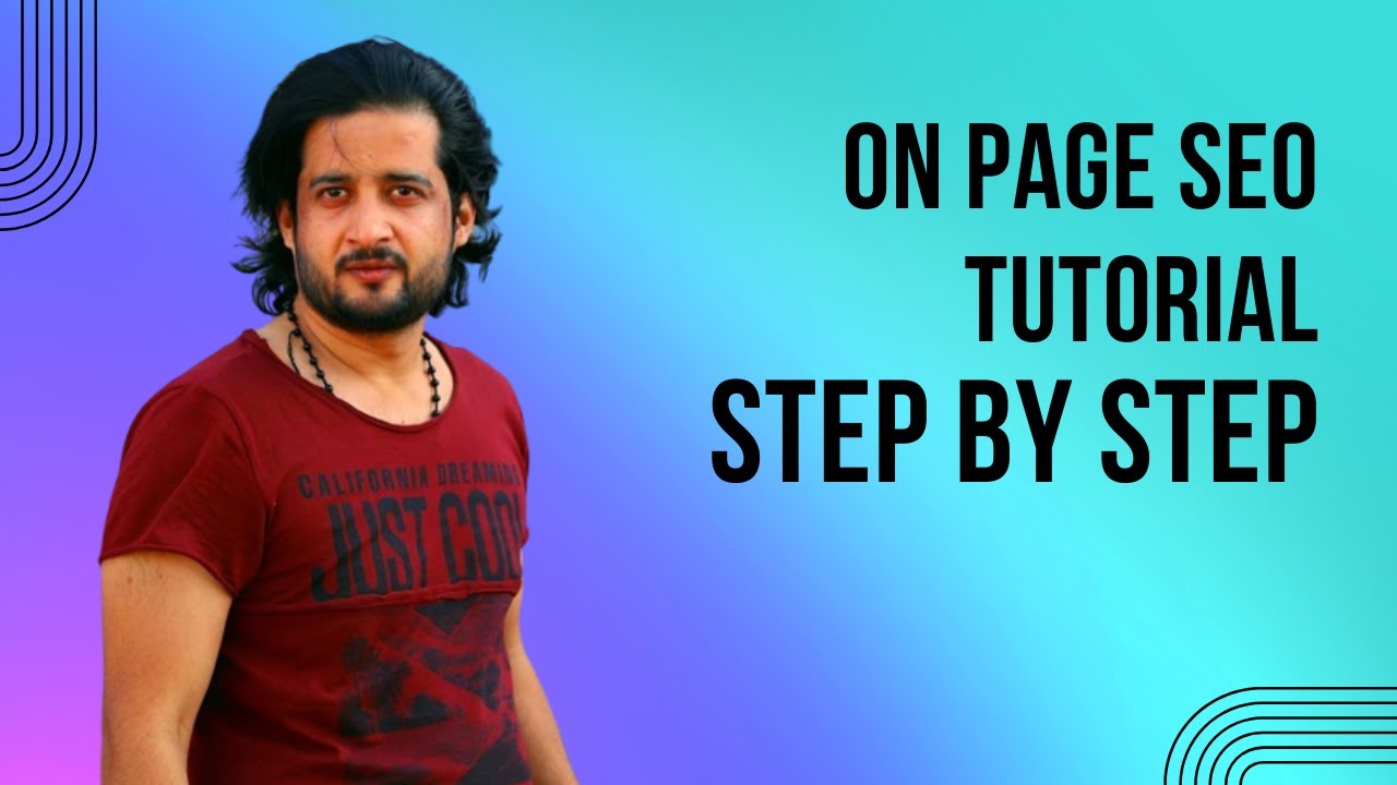 On Page SEO Tutorial Step By Step  Complete Guide To Optimizing Your Website's SEO (2023)