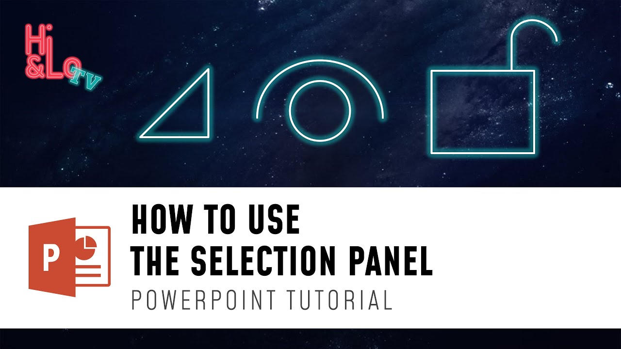 PowerPoint Tutorial: How to use the Selection Panel Function in PowerPoint