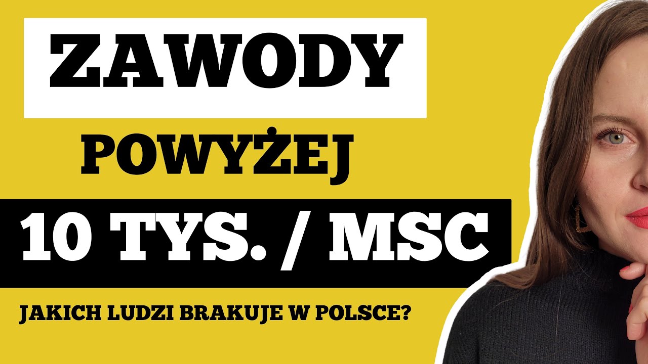 NAJLEPIEJ OPŁACANE ZAWODY W POLSCE - Jakich LUDZI brakuje?