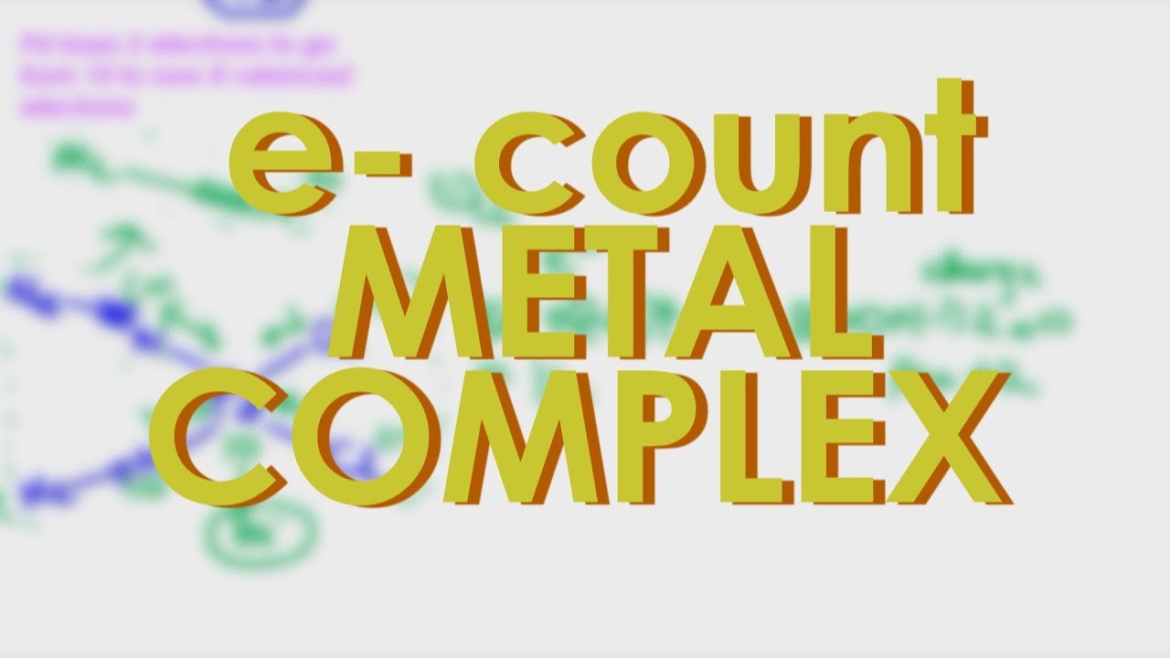 Electron count Metal complex explained