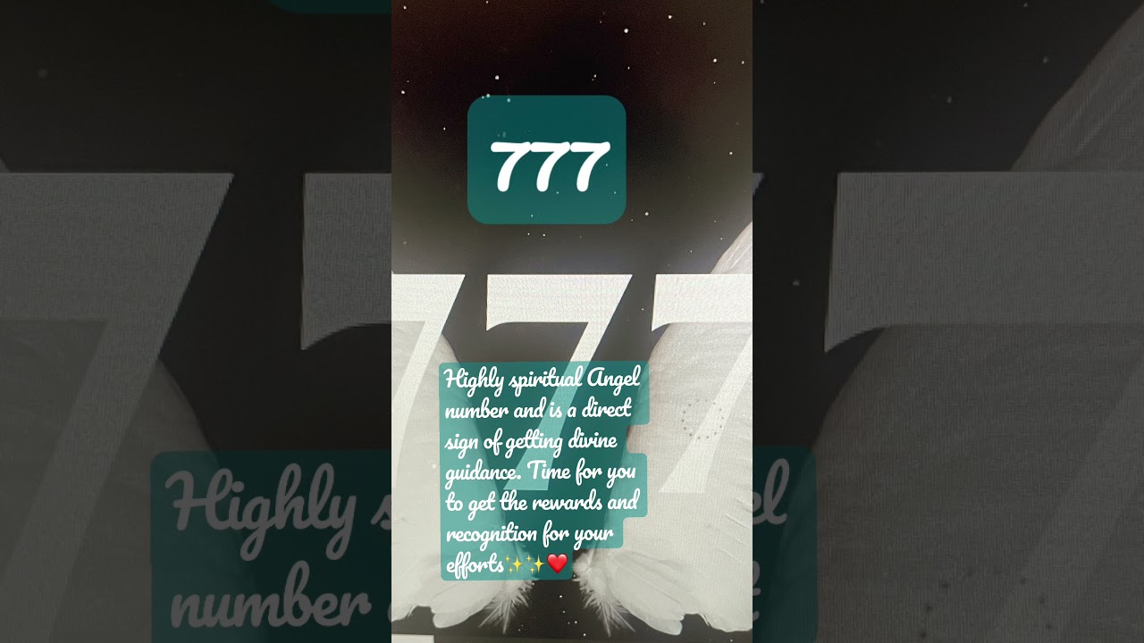 Angel number &ldquo;777&rdquo; guidance for you 🌷❤️#angelblessings #angelnumbers #blessings #divine #goodluck