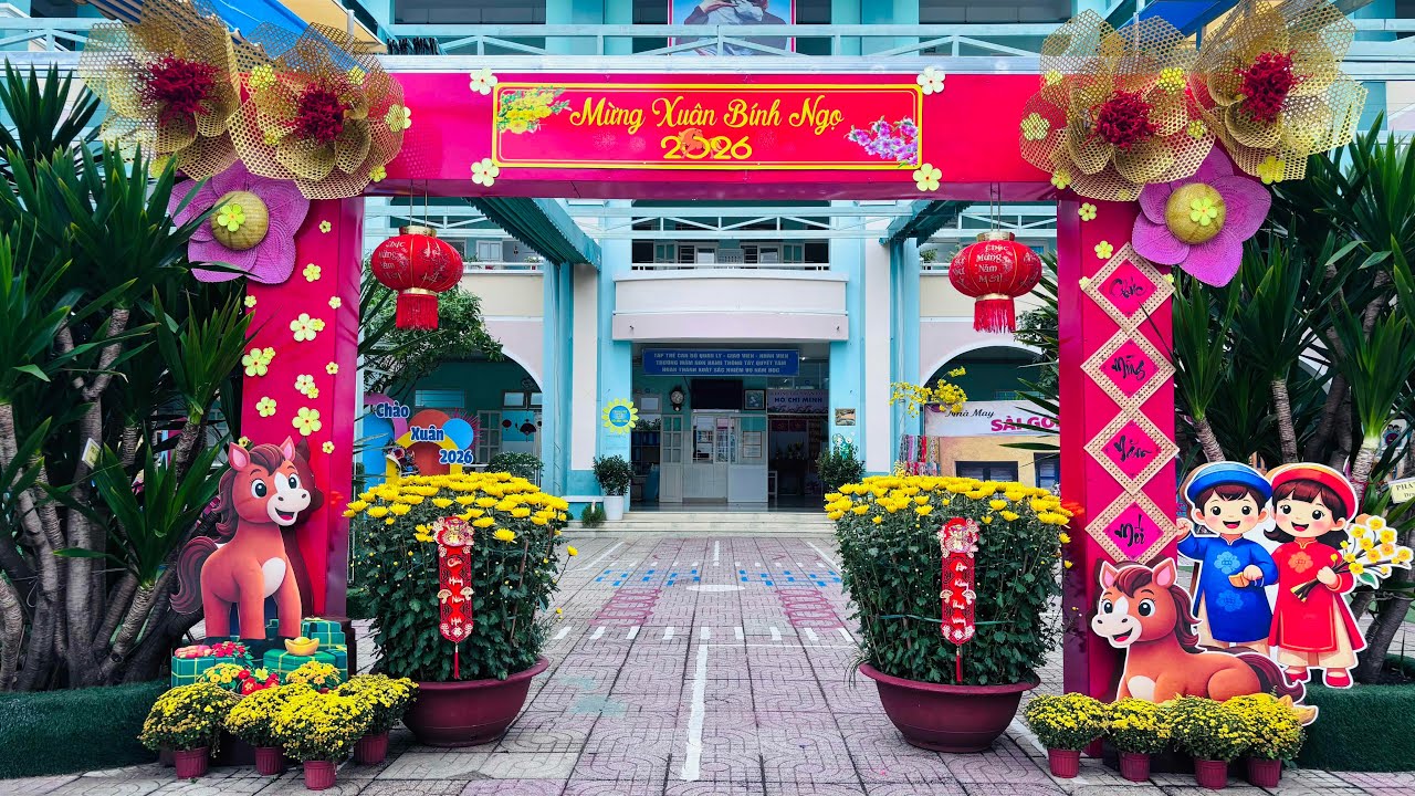 MÙA XUÂN VỀ NƠI TRƯỜNG MẦM NON HẠNH THÔNG TÂY