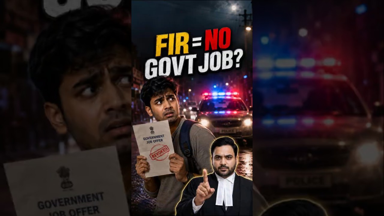 Can an FIR Stop You From Getting a Government Job? 🛑 #upsc #ssc