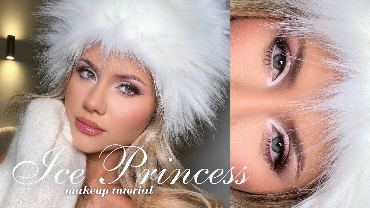 icey nude makeup tutorial ❄ how to look like an ice princess