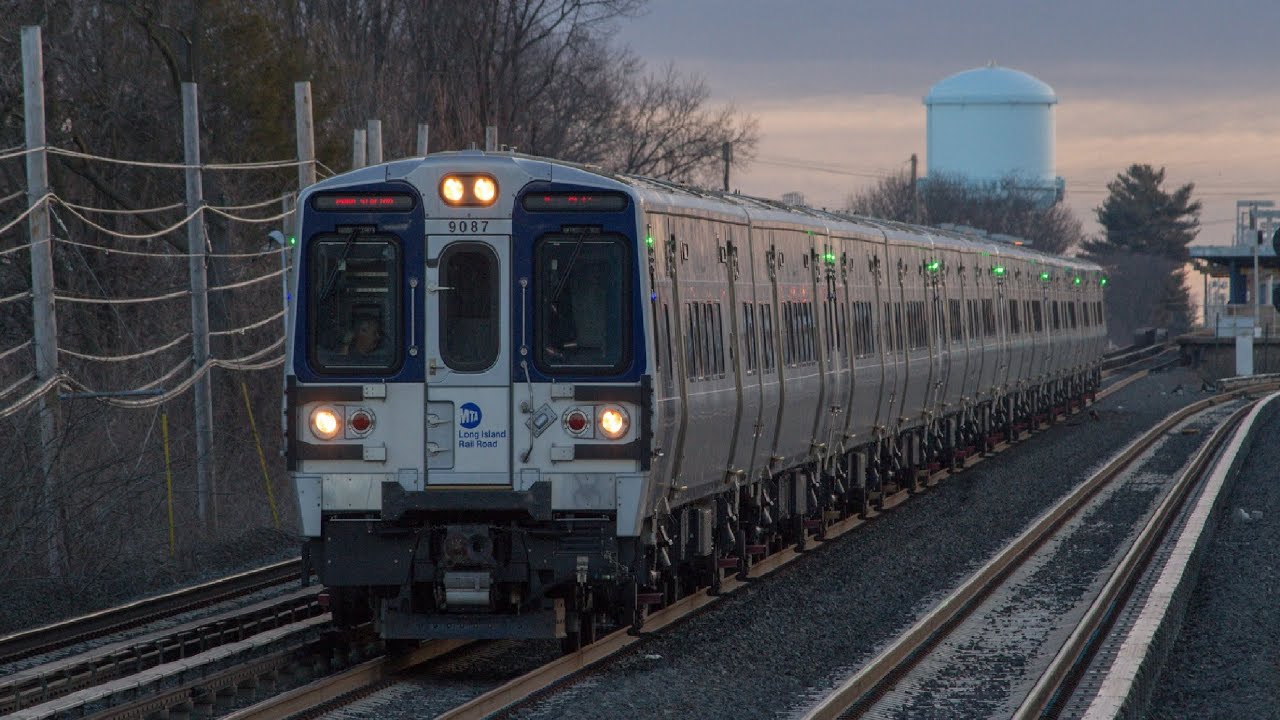 HD/60p: LIRR Monday Morning Rush Hour at Floral Park and Bellrose