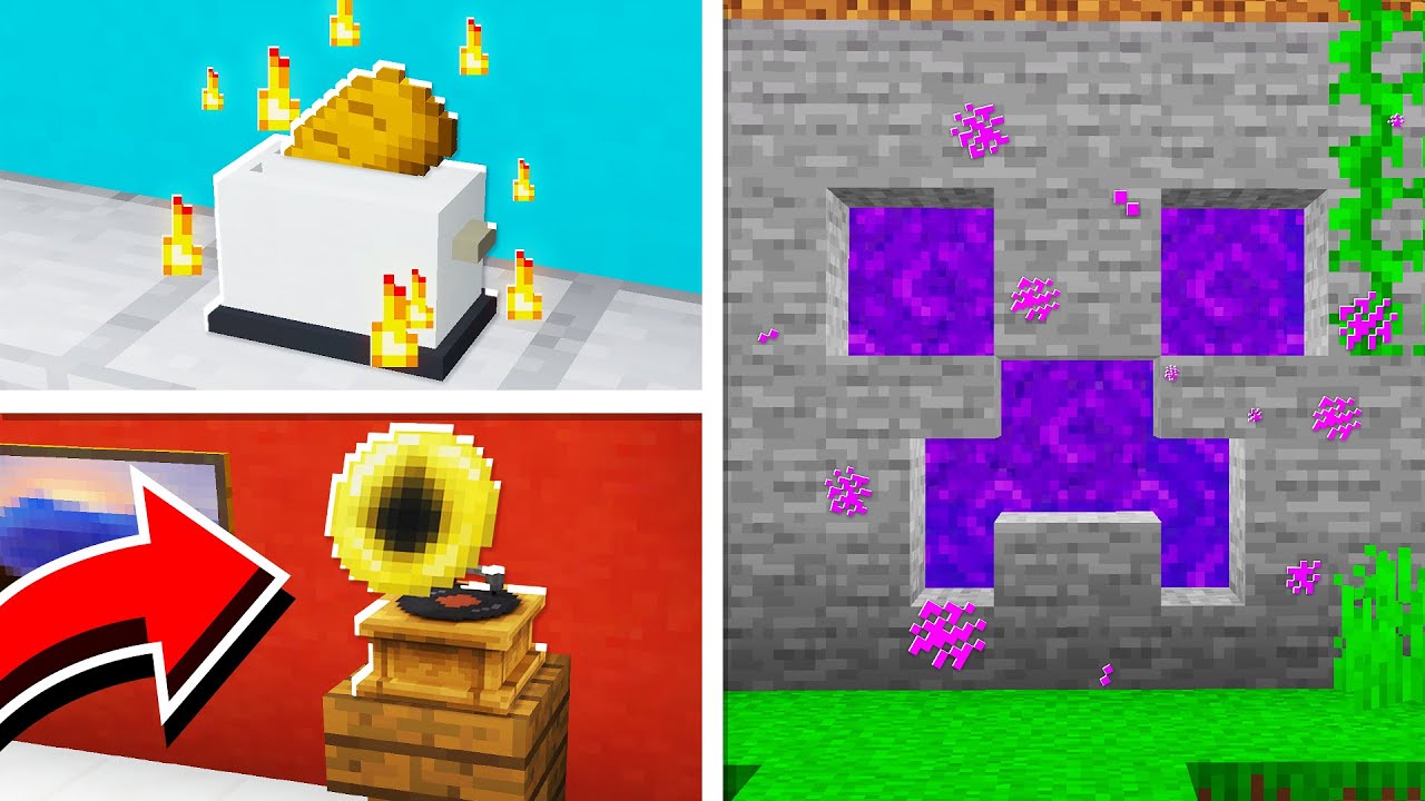 5 Building HACKS You Didn't Know in Minecraft! (NO MODS!)